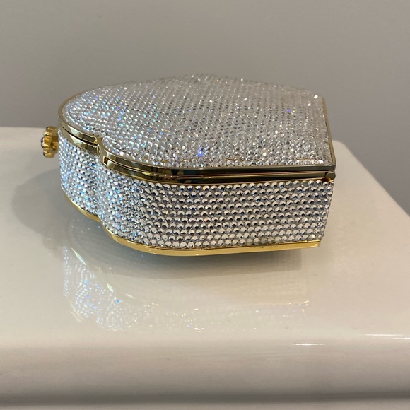 🎉HP🎉Judith Leiber Vintage Handset Austrian Crystal Minaudière Evening bag - Picture 11 of 11